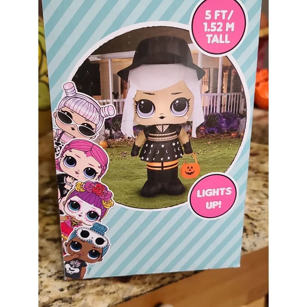 LOL Surprise WITCHAY BABAY 5 Ft Outdoor Airblown Inflatables Witch‎ Witchy